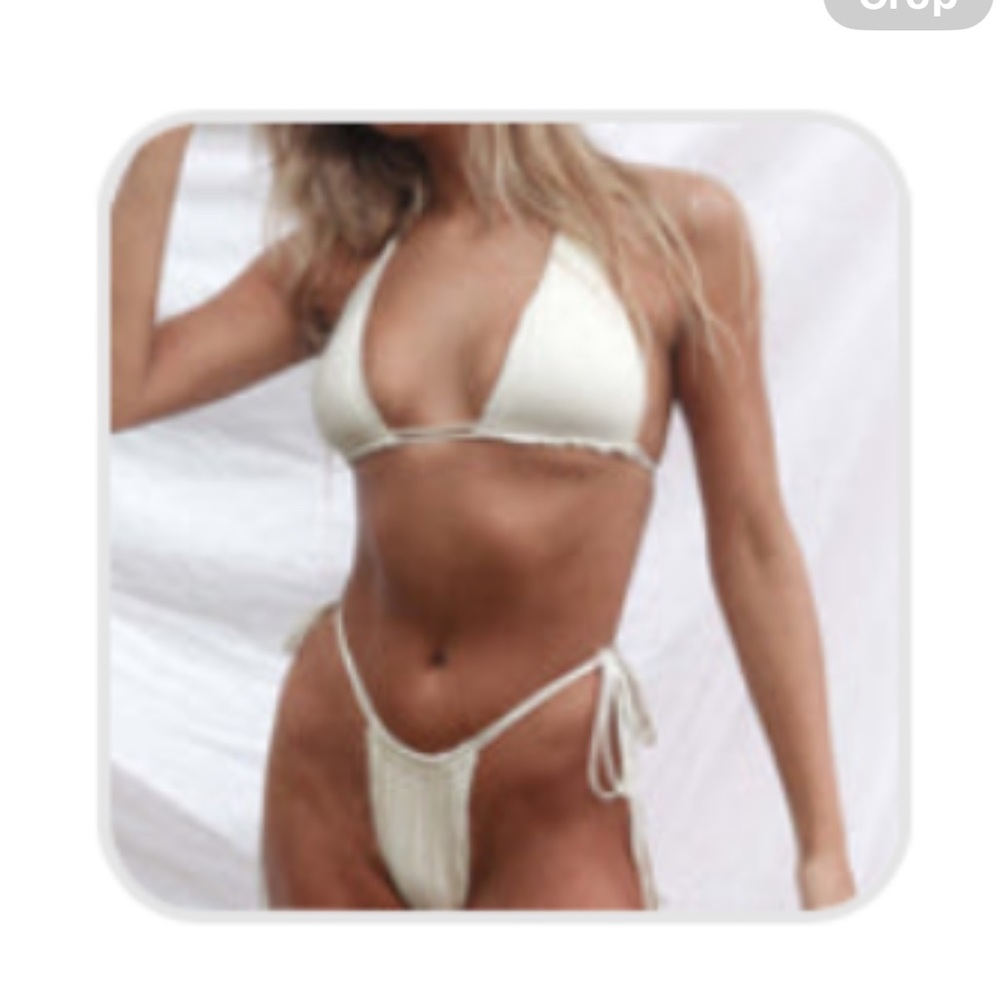Cream Off White Bikini